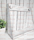 Shaker box with banner holder