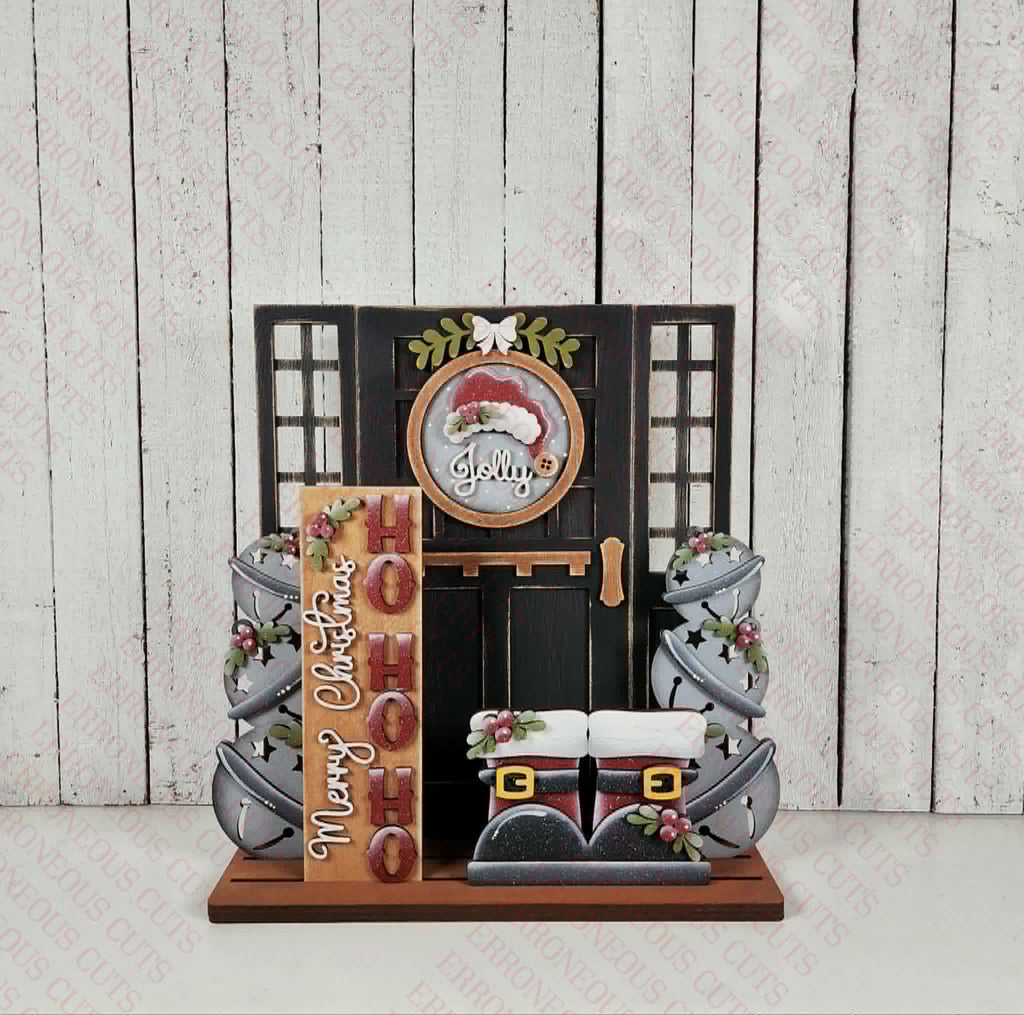Door insert Jolly St. Nick