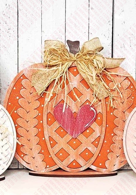 Large sweater pattern pumpkin