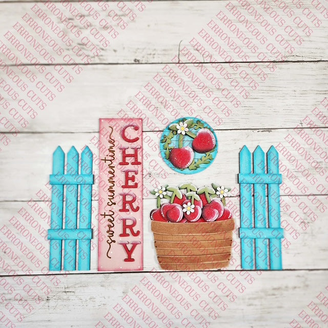 Cherry door insert